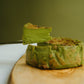 Matcha-Basque Cheesecake Whole
