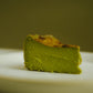 Matcha-Basque Cheesecake Whole