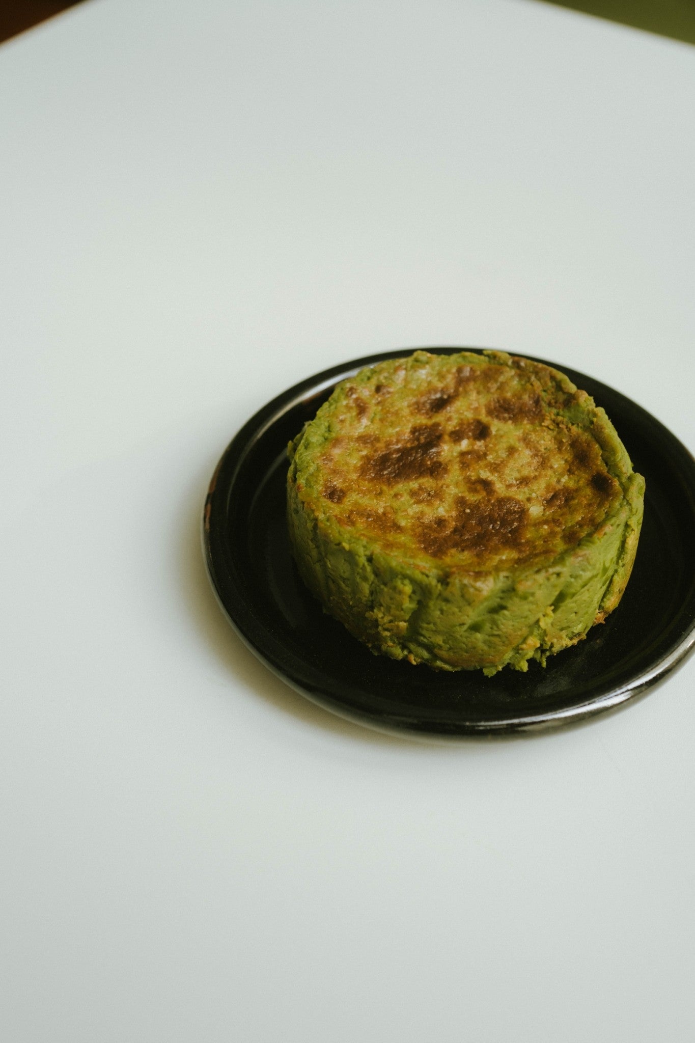 Matcha-Basque Cheesecake Whole